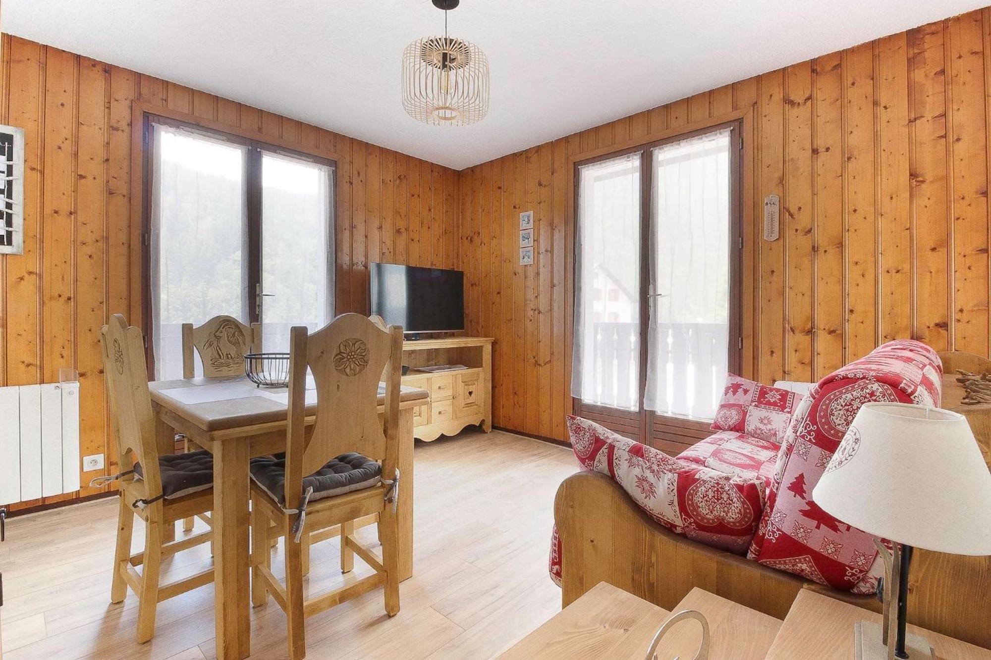 La Griaz - Chaleureux Et Cosy -Vue Sur Les Montagnes - Grand Balcon Daire Les Houches Dış mekan fotoğraf